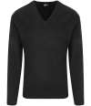 RX200 Pro RTX Pro Acrylic V Neck Sweater Black colour image